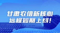 西北大省新核心上线,数字化转型重举“线上”功成