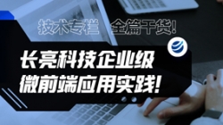 技术专栏 | 全篇干货!长亮科技企业级微前端应用实践